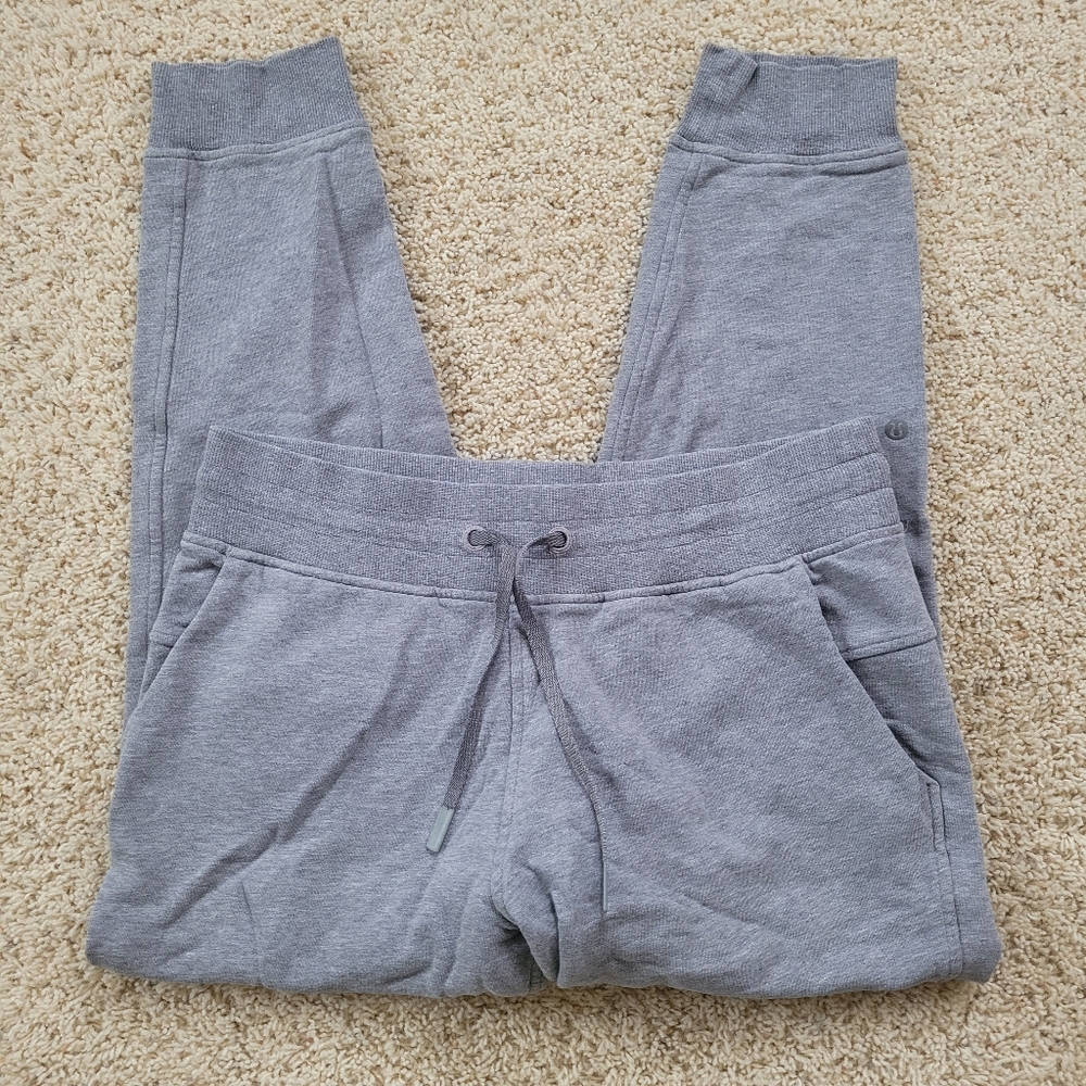 Lululemon Womens Warm Down Jogger Heathered Medium Gray 10 - Picture 2 of 9